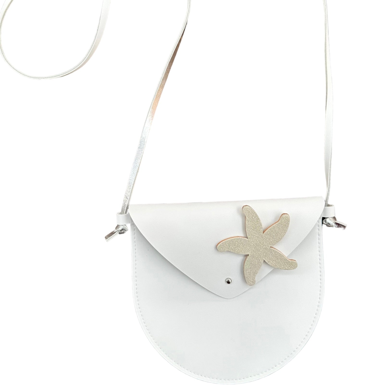 Sea Star Leather Bag with Pin