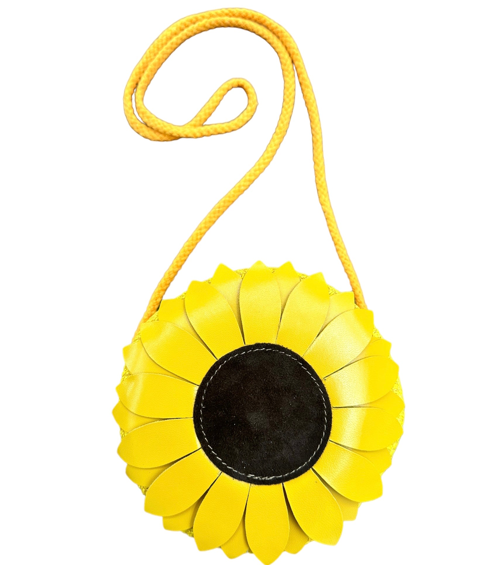 Sunflower Straw Leather Bag
