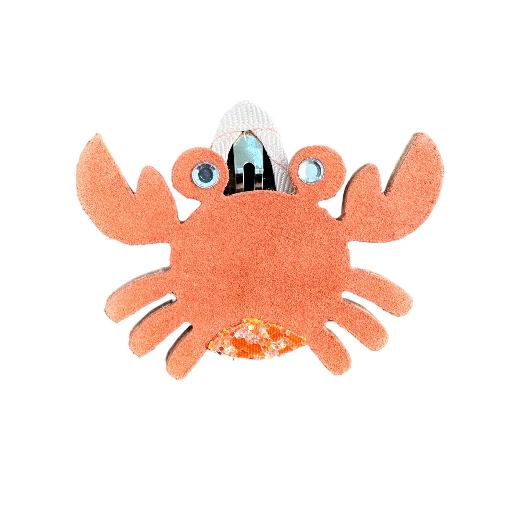 Crab Leather Hairclip