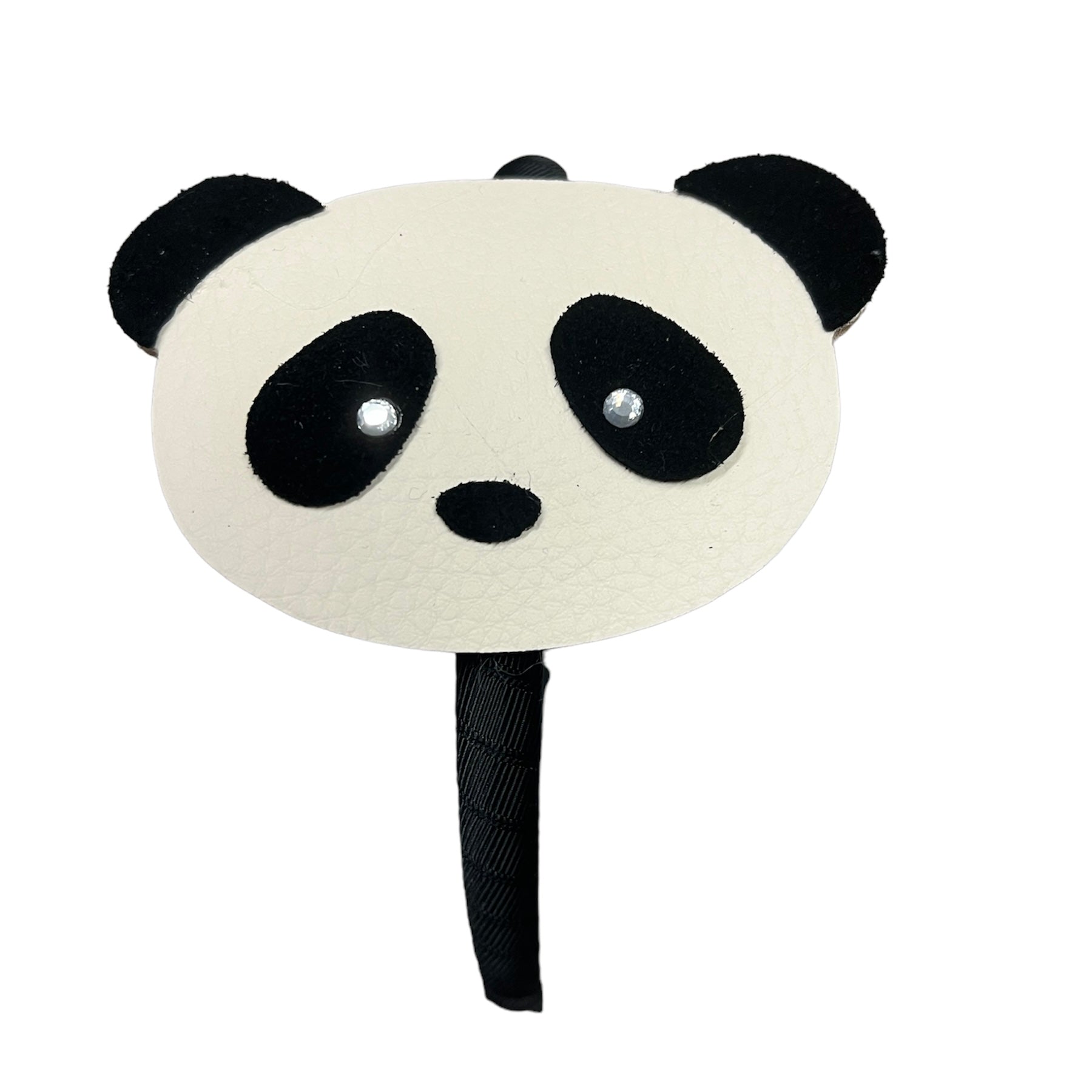 Panda Leather Headband
