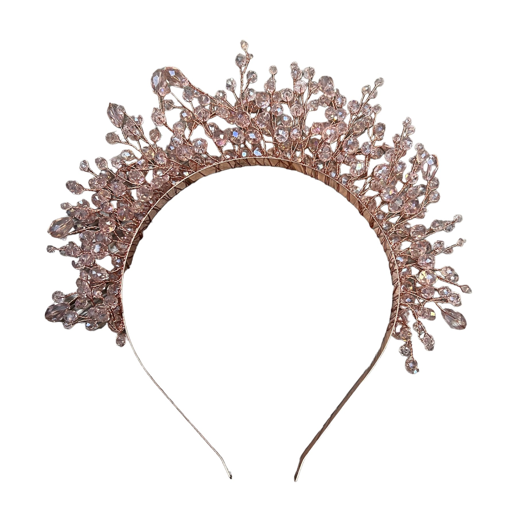 Pink Crystals Headband