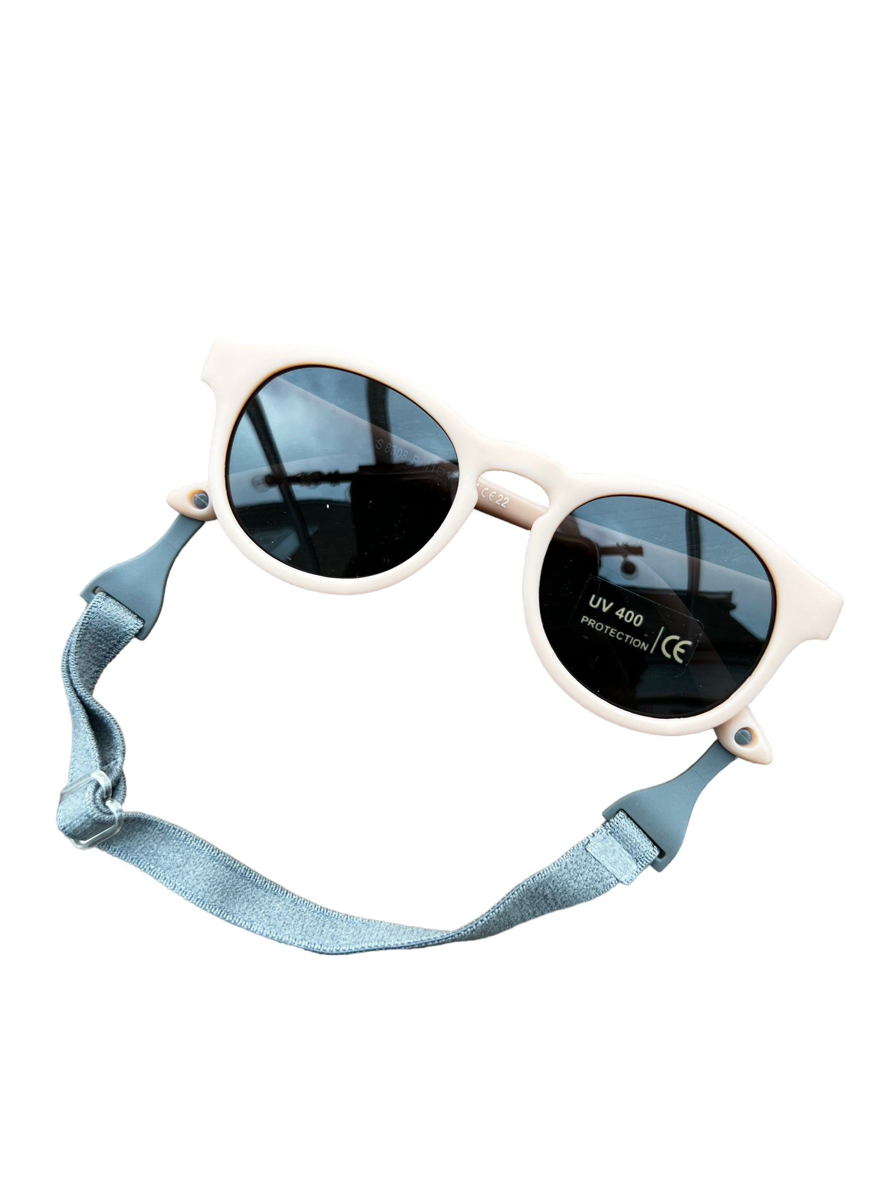Baby Heart Cream Sunglasses