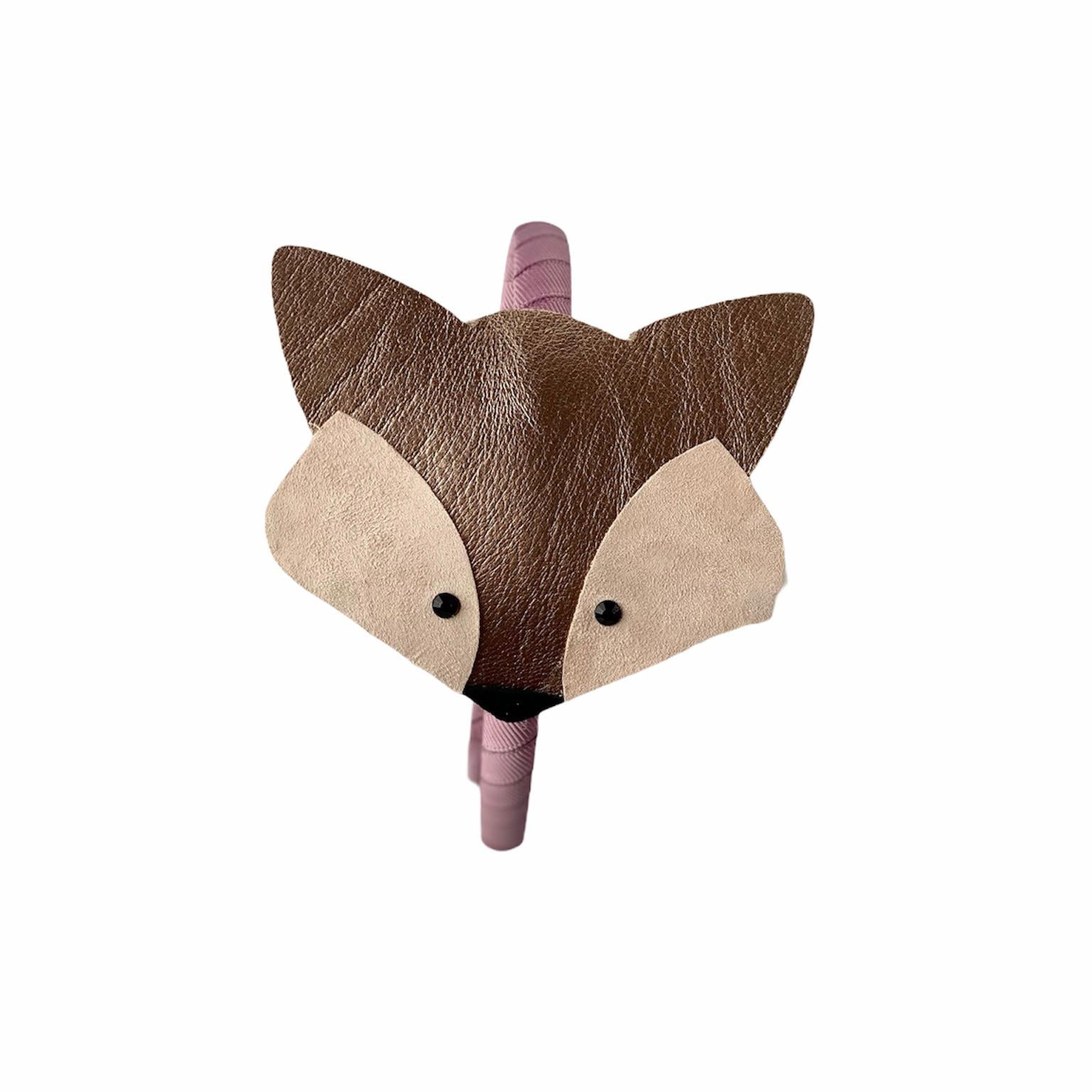 Fox Leather Headband
