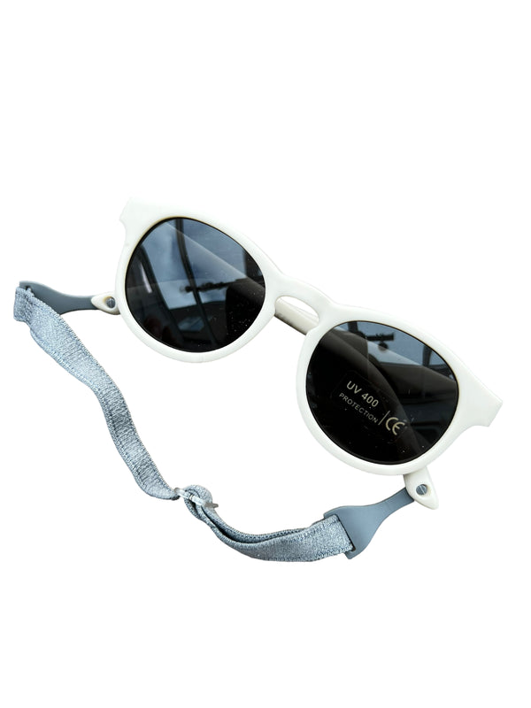 White Baby Flexible Sunglasses 0-3 Years