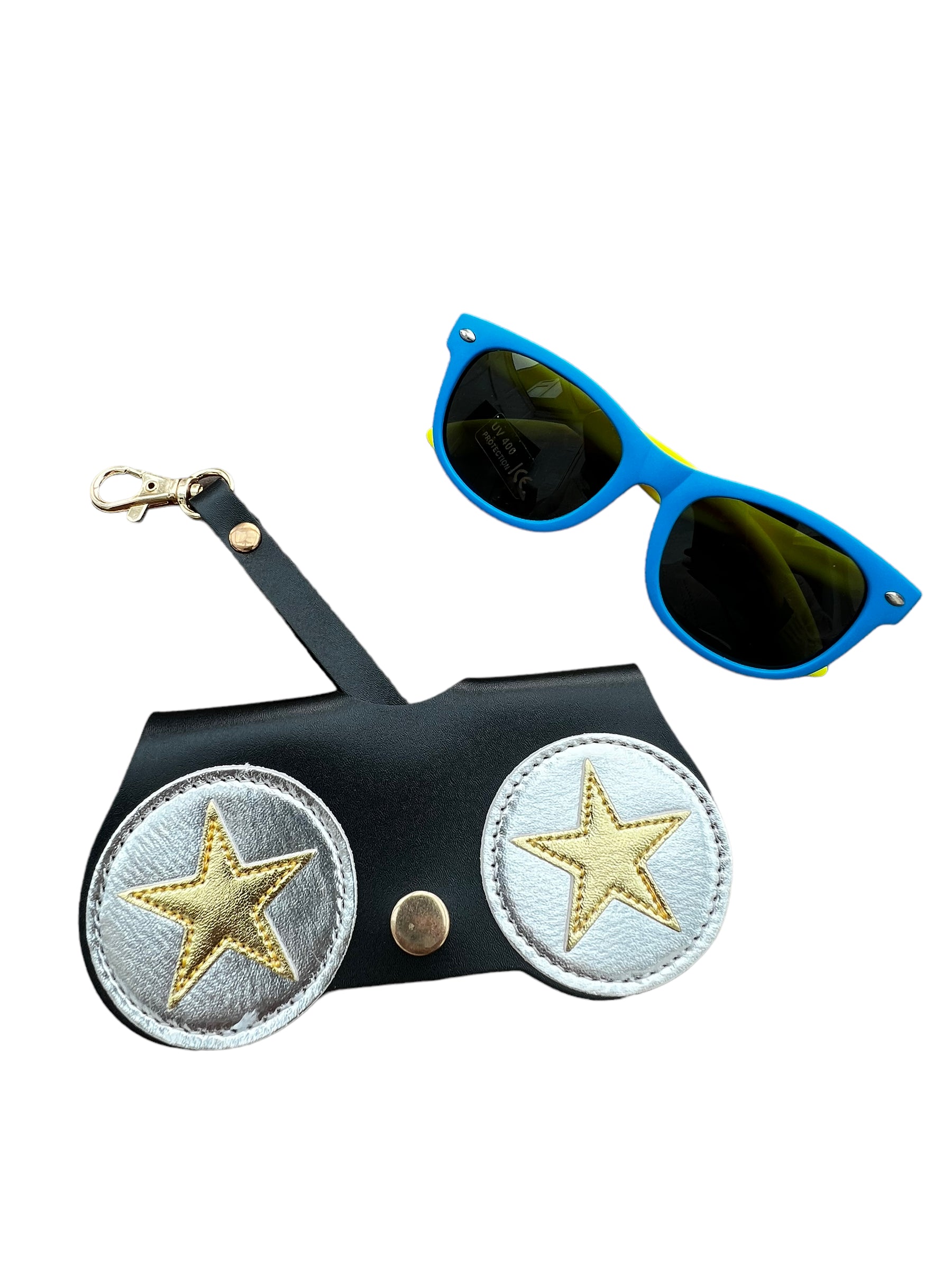 Blue Bicolor Sunglasses