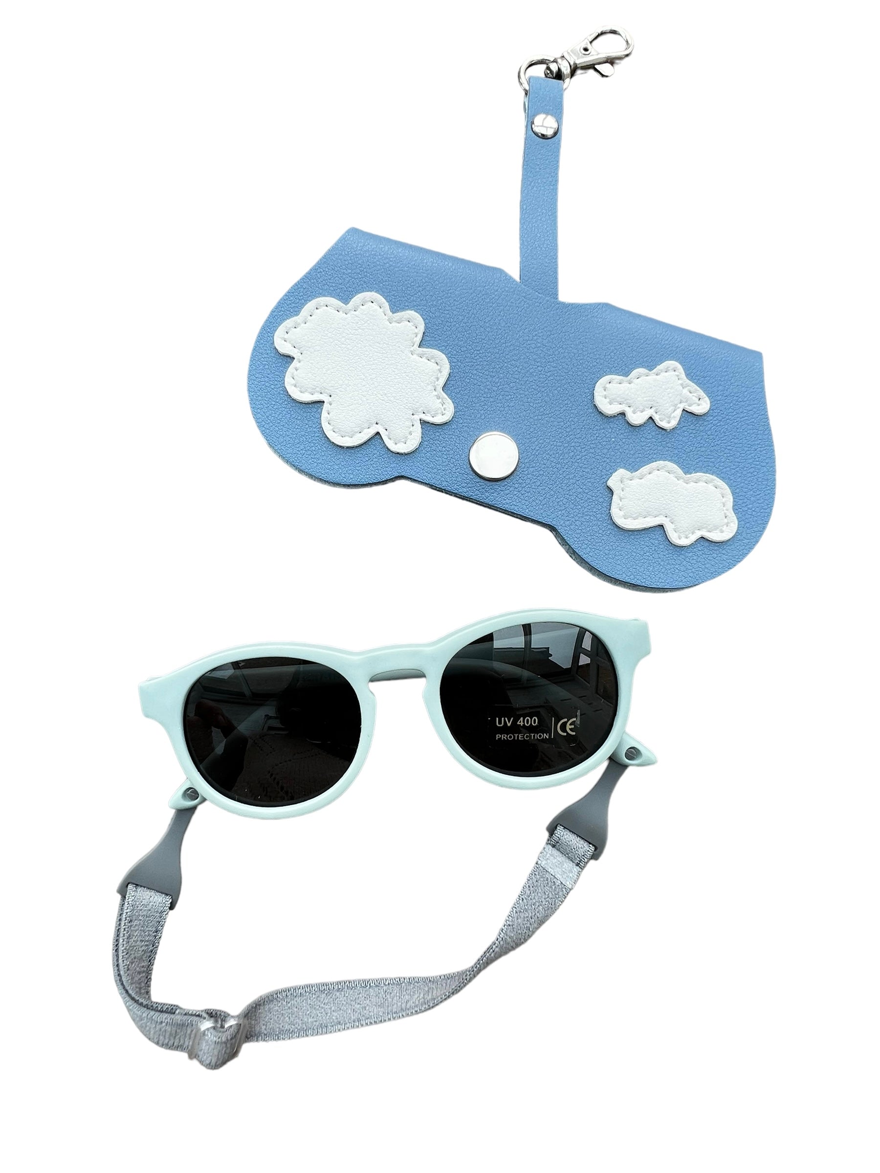Light Blue Baby Flexible Sunglasses 0-3 Years